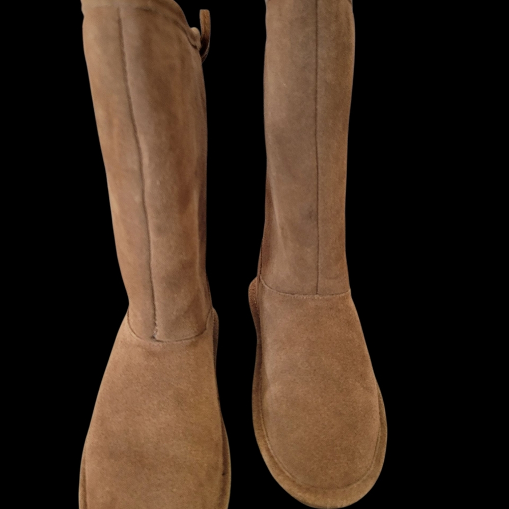 BearPaw Kids Brown Suede Winter Boots